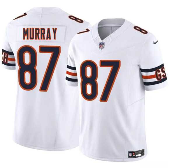 Men & Women & Youth Chicago Bears #87 Jordan Murray White 2025 F.U.S.E. Vapor Stitched Jersey